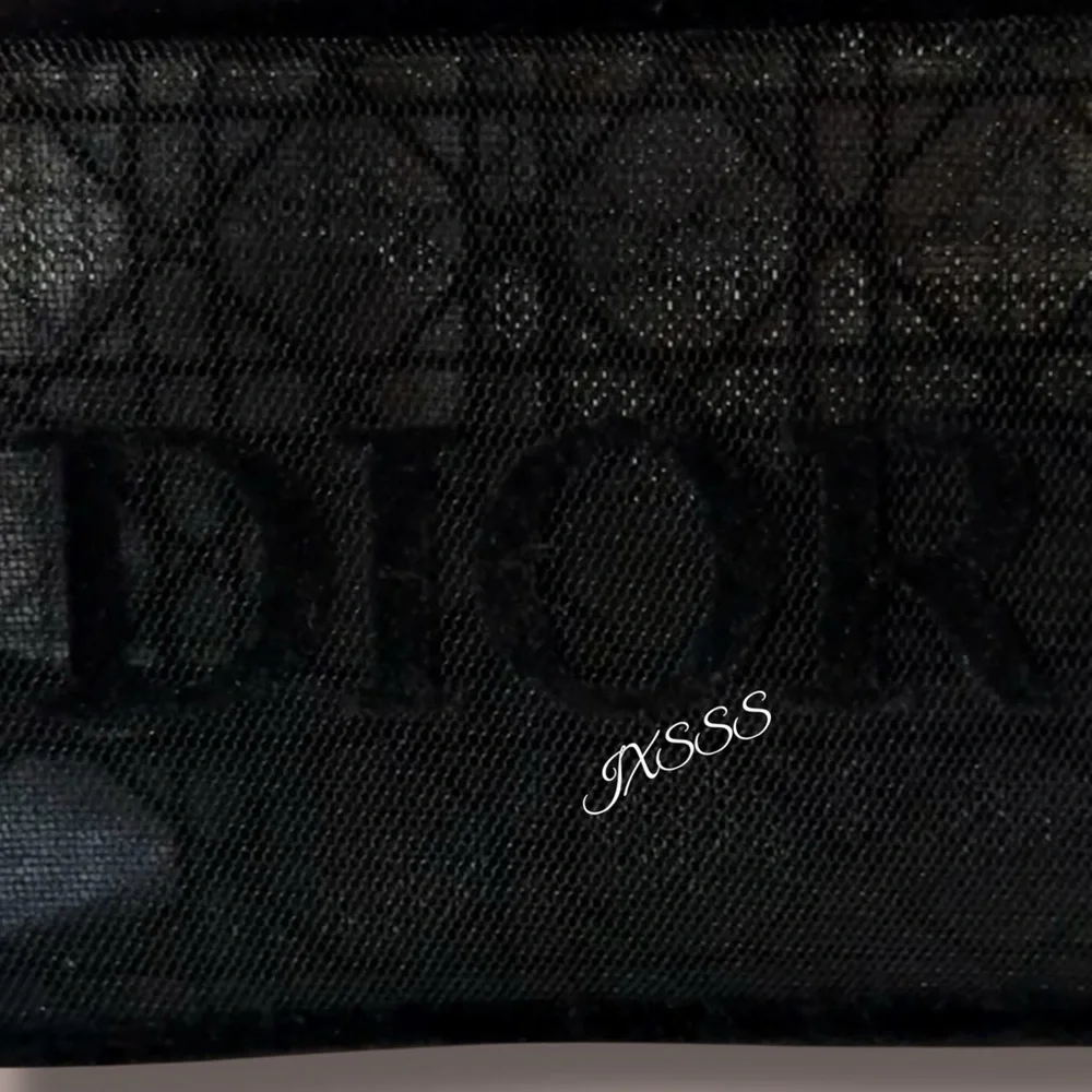 Black (Mesh) Dior Beauty Cosmetic-Makeup Bag - Picture 5 of 15